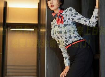 星颜社 – 图包内容：韩雨馨穿上白衬衫，想要跟我抢镜的，没门！