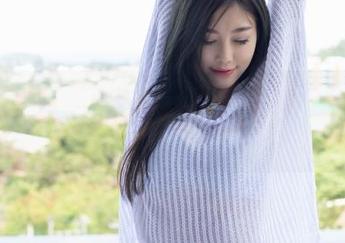 爱蜜社 – 图片中“梦心月”与泳衣的精彩碰撞，无圣光却更有吸引力。