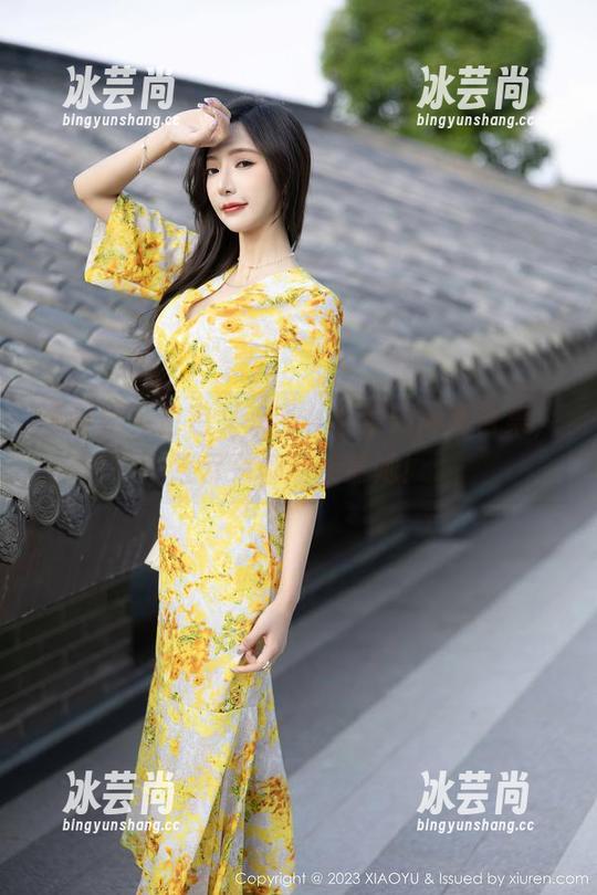 语画界 - 白色又来了，杨紫嫣高清合集，连云朵都要羡慕她！